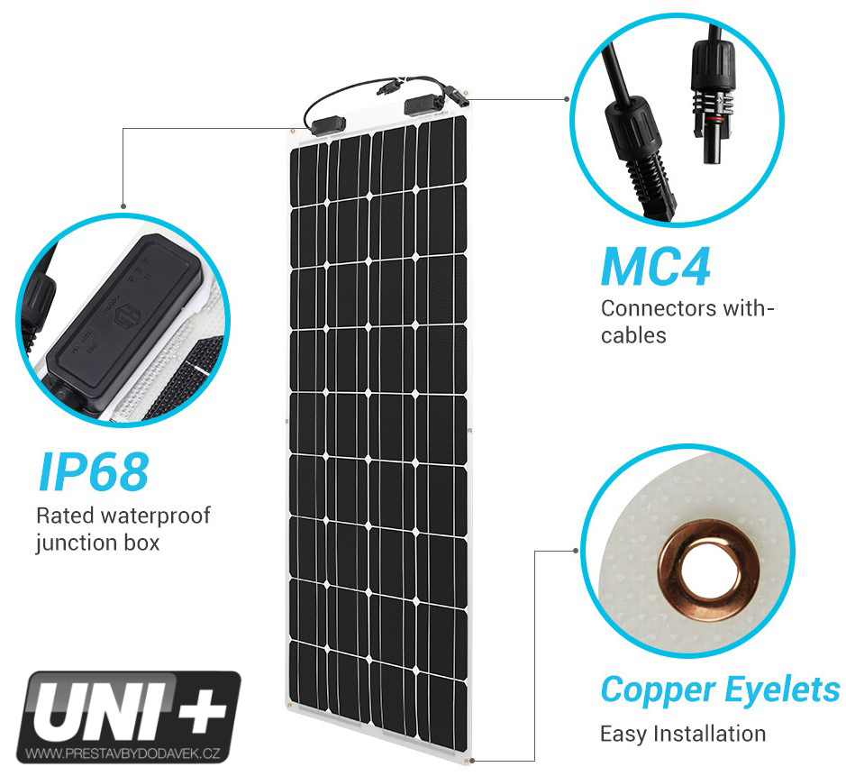 Flexibilní solární panel Renogy 175Wp/12V