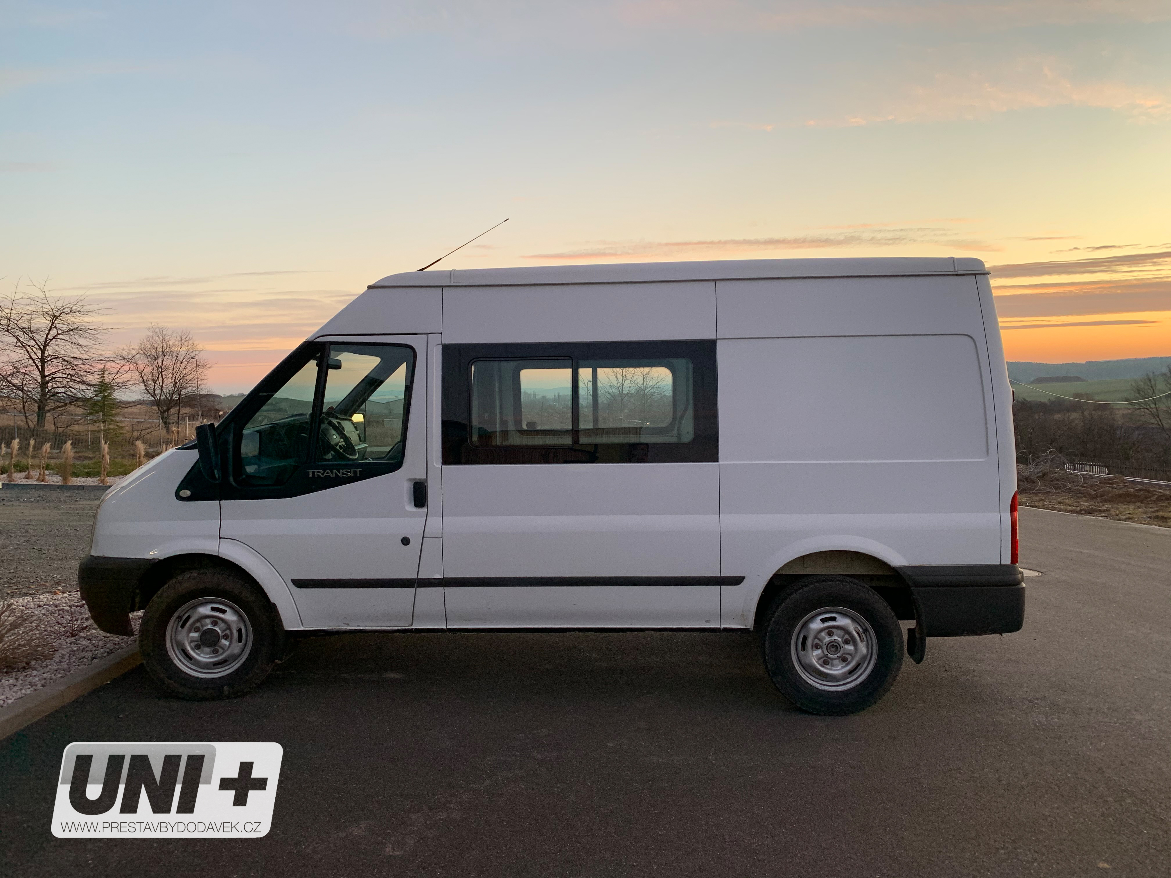 Boční levé posuvné okno - Ford Transit MK7 (V347/V348)