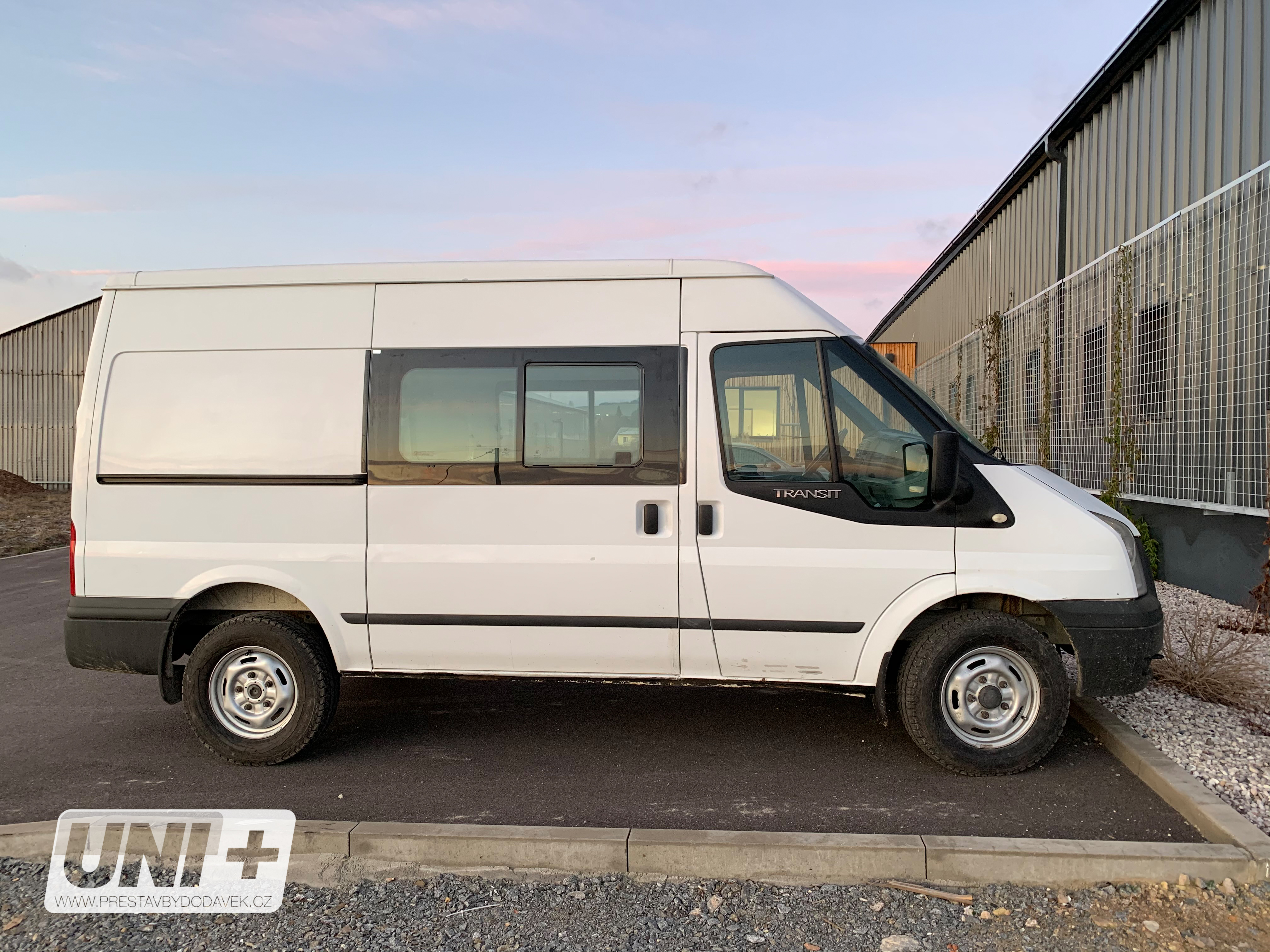 Boční pravé posuvné okno - Ford Transit MK7 (V347/V348)