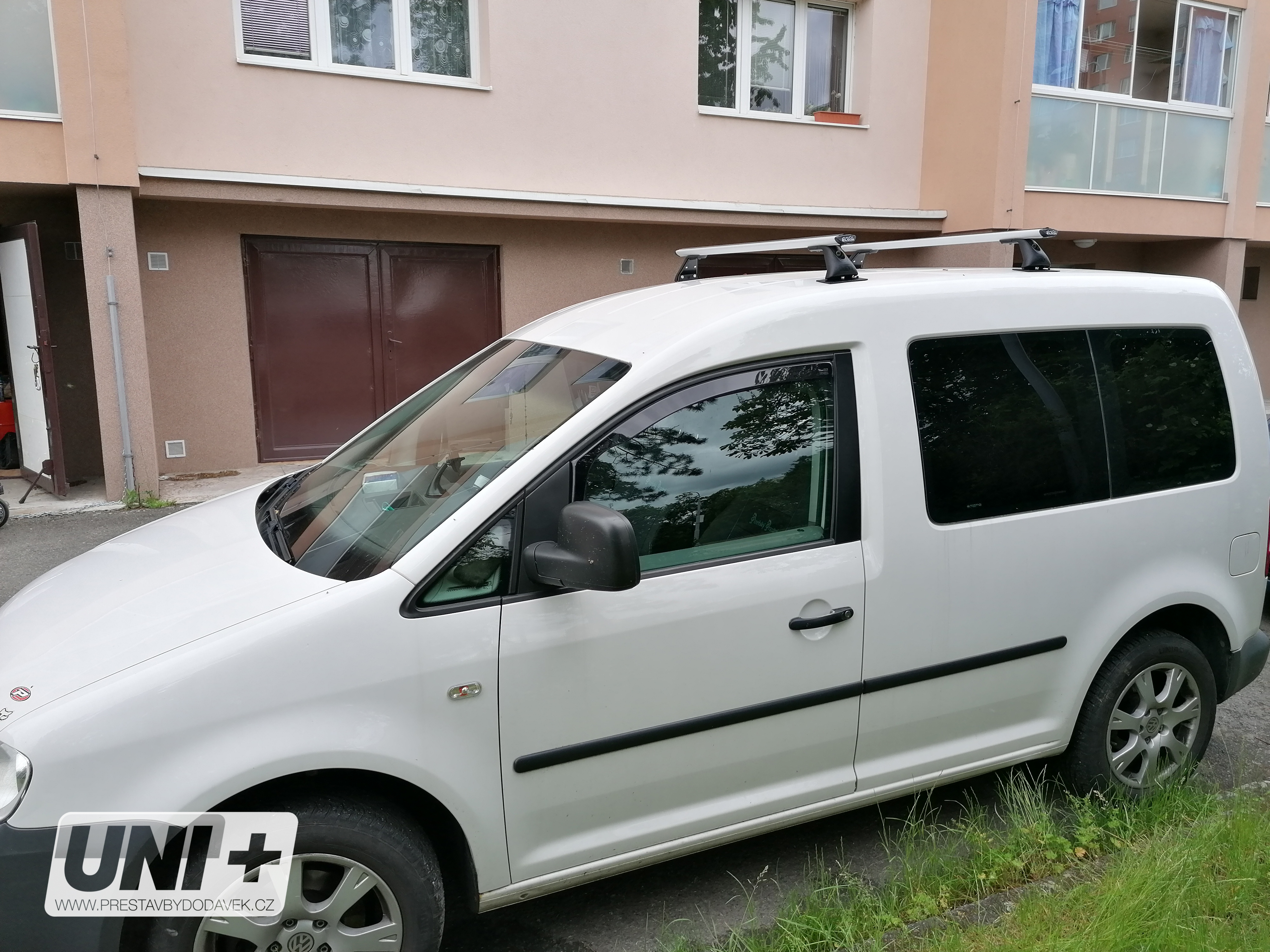 Střešní nosič FLEXBAR s hliníkovými tyčemi pro VOLKSWAGEN CADDY