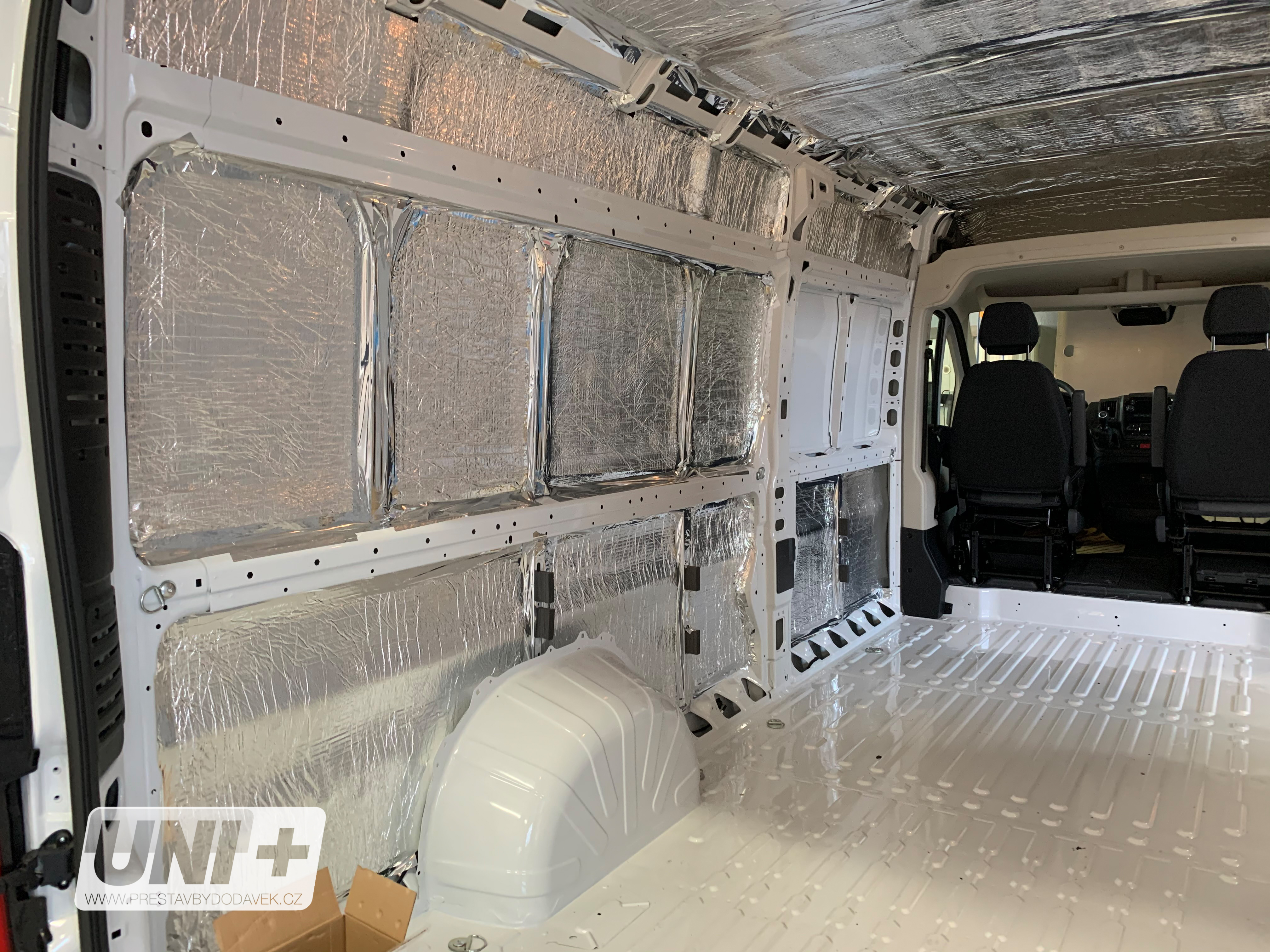 Izolační sada K-Flex metal 20 mm - Citroen Jumper / Peugeot Boxer / Fiat Ducato (L1H1)