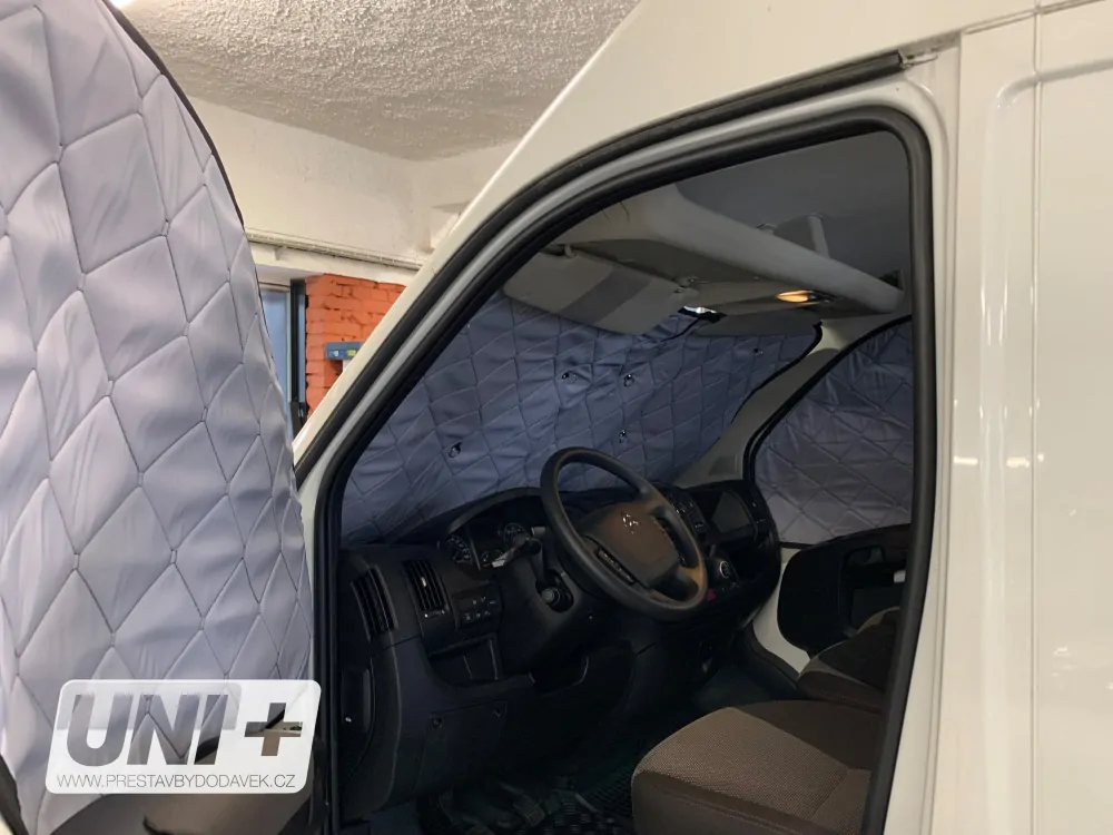 Termoizolační záclony kabiny řidiče – Citroen Jumper / Peugeot Boxer / Fiat Ducato