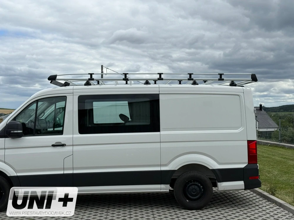Střešní koš VW Crafter / MAN TGE (17->) L3H2, Cruz Evo ALU