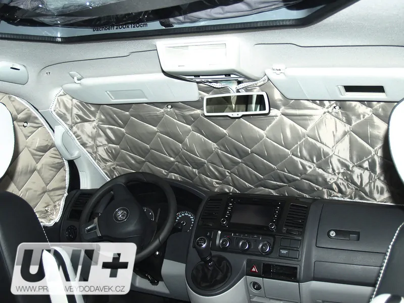 Termoclona oken Isoflex pro VW T5 / T6 / T6.1 od 2003 - kabina řidiče - 3 díly