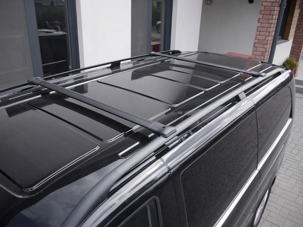 Omtec Aero příčníky černé - Mercedes-Benz Citan W420 / Renault Kangoo / Nissan Townstar 