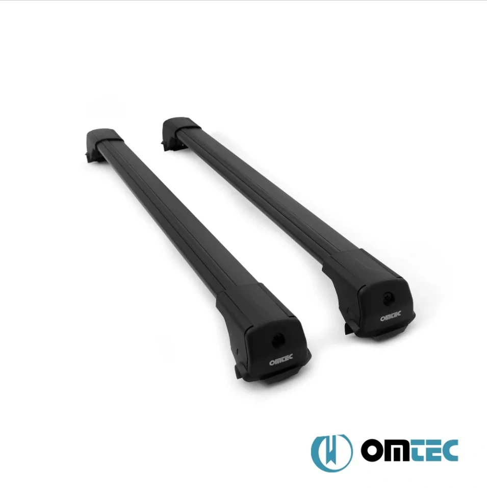 OMTEC Elegance High V1 Black – příčníky na hagusy Toyota Proace, Volkswagen Transporter T6.1