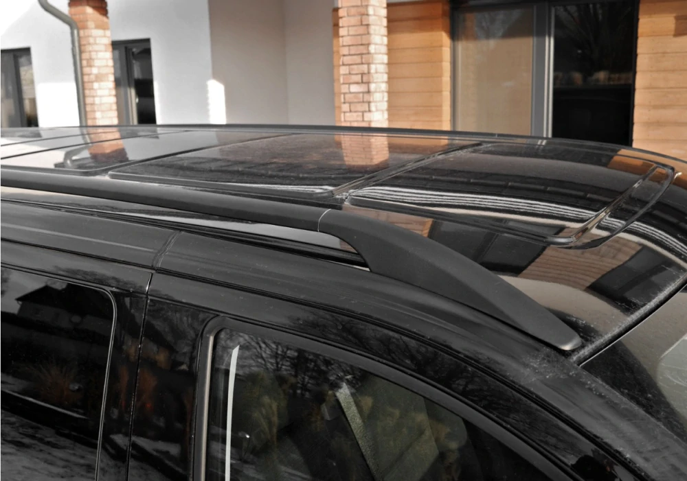 Omtec Solid podélné střešní nosiče černé - Ford Custom V362 L1