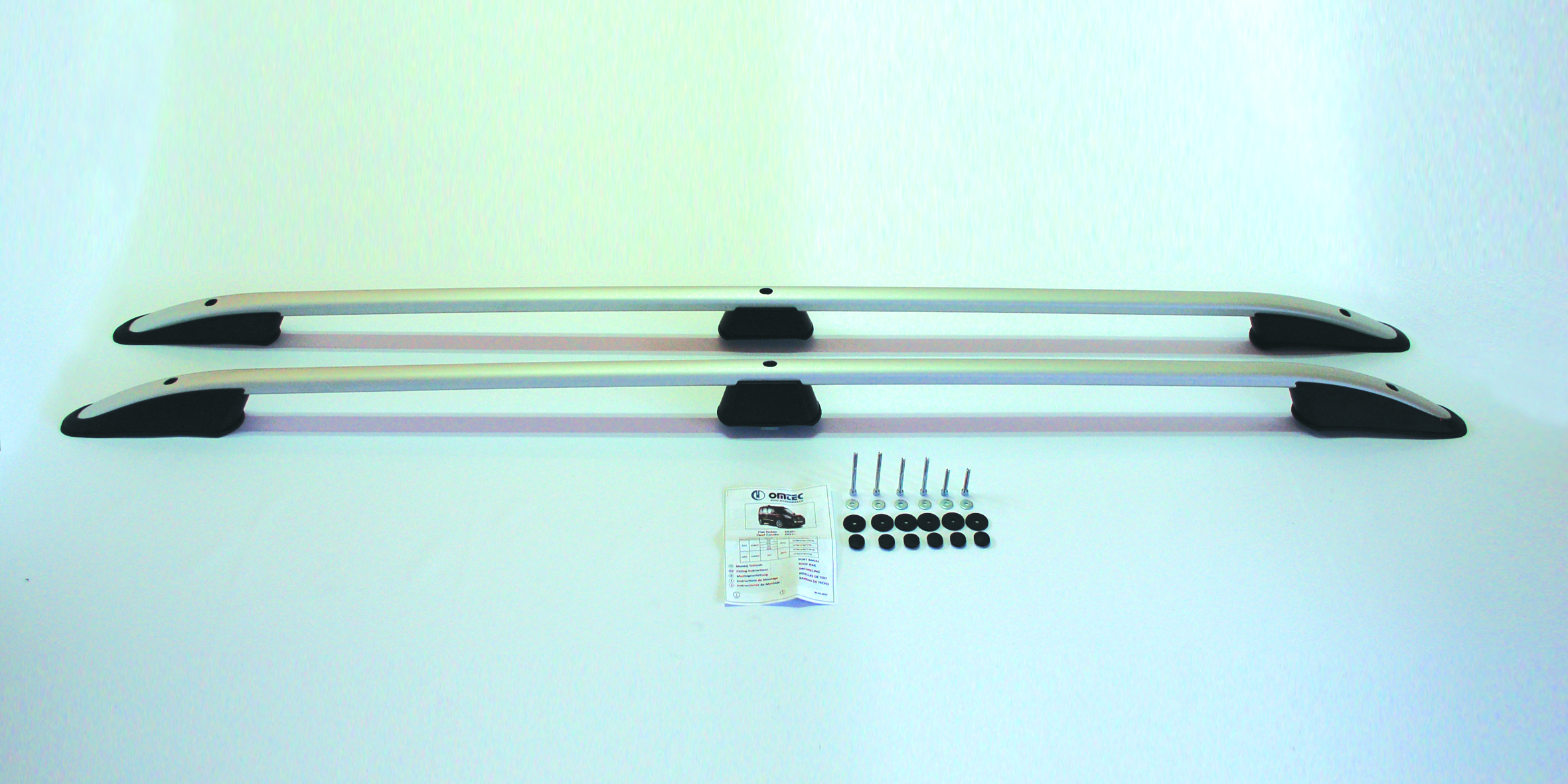 Omtec podélné střešní nosiče stříbrné - Renault Kangoo Maxi / Mercedes-Benz Citan - dlouhý rozvor