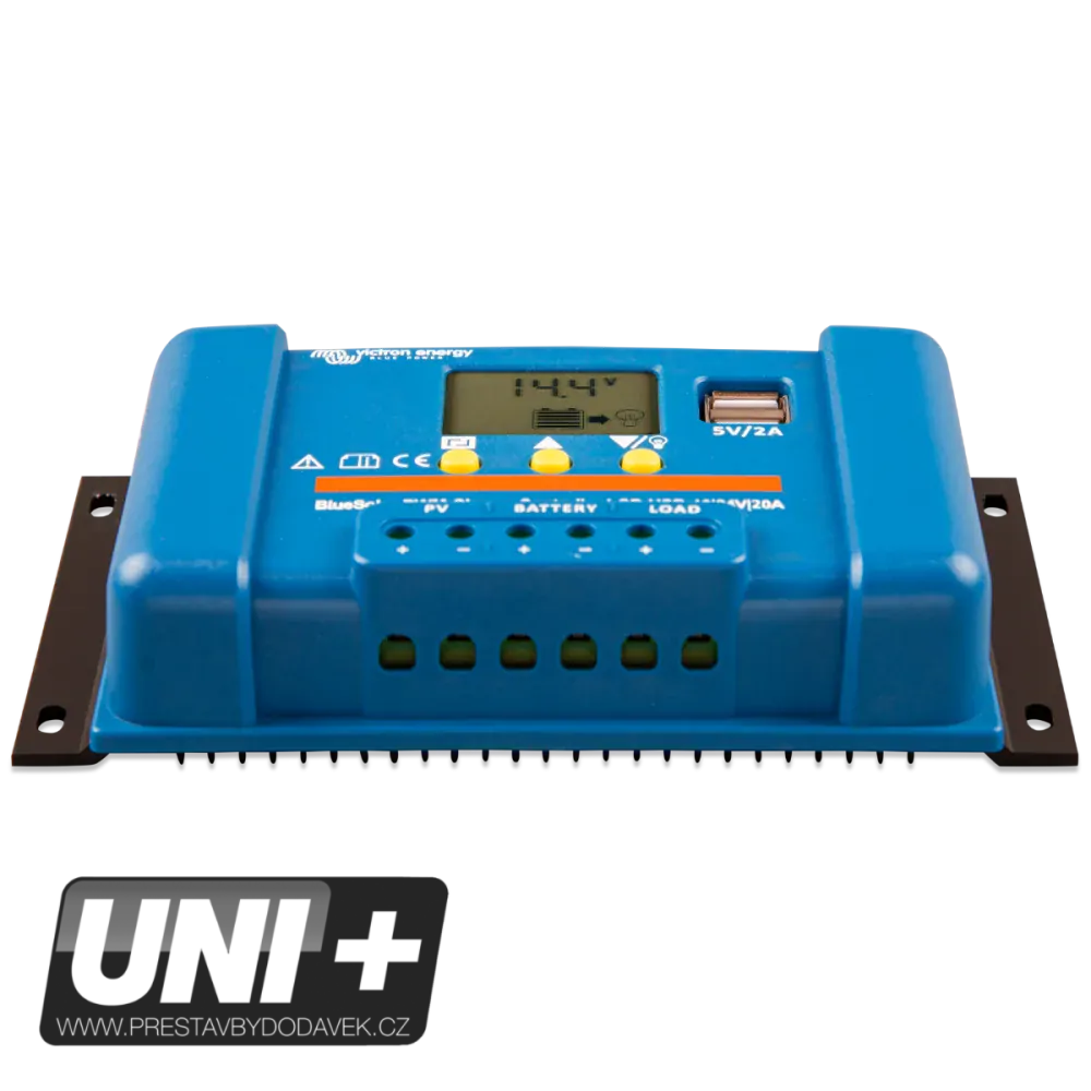 PWM solární regulátor Victron Energy BlueSolar-LCD&USB 20A