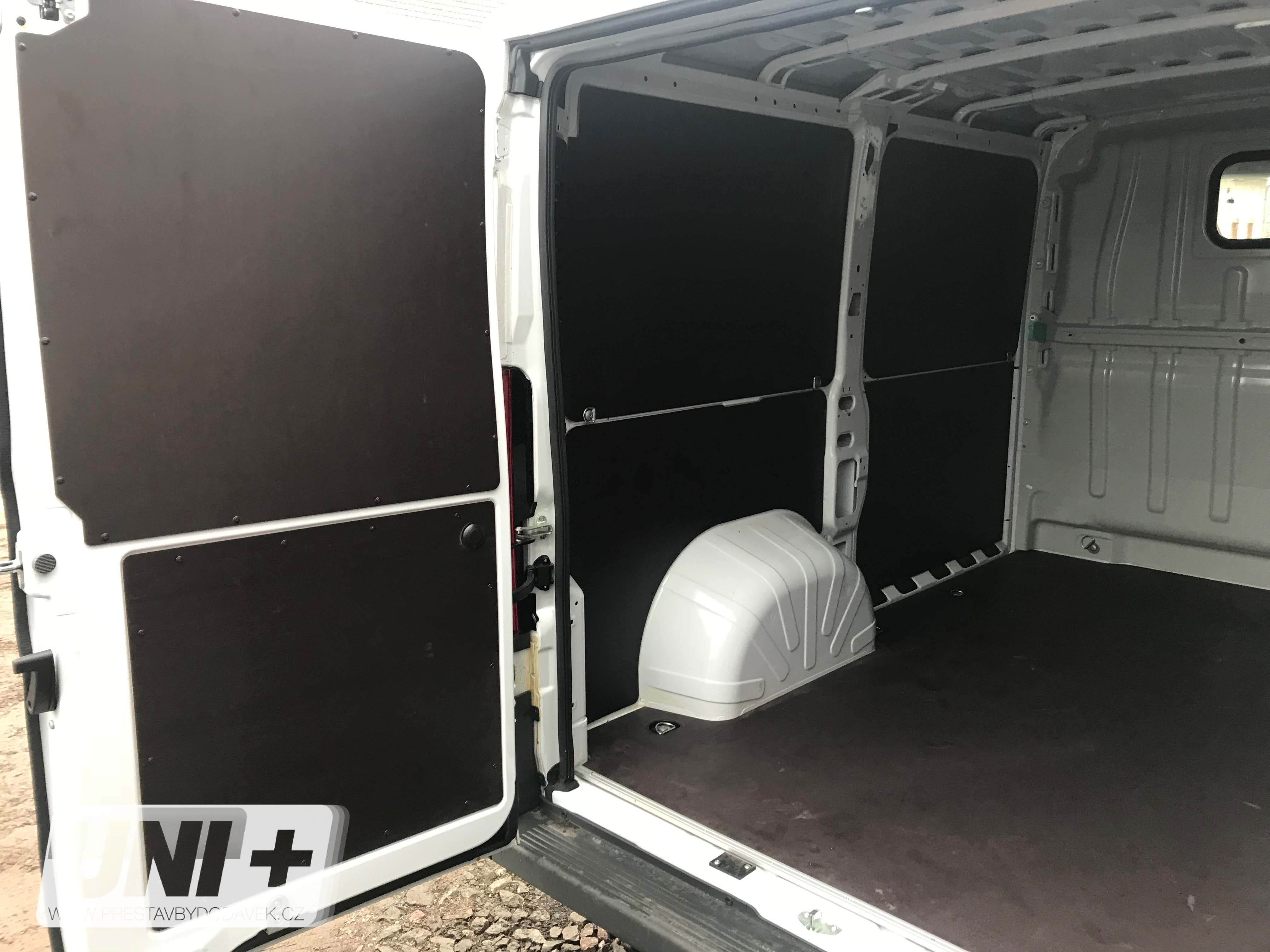 Obložení bočních stěn - překližka 6,5 mm Citroen Jumper, Peugeot Boxer, Fiat Ducato X250/X290 | L1H1