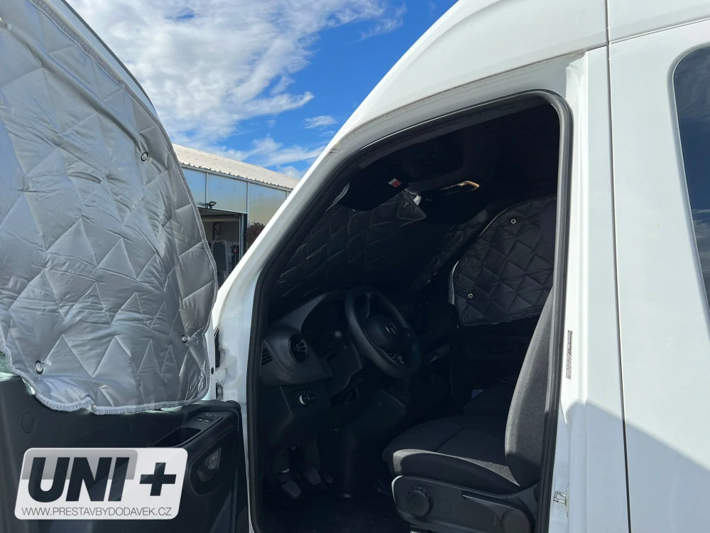 Termoclona oken Isoflex pro MB Sprinter W907 od 2018 kabina řidiče - 3 díly
