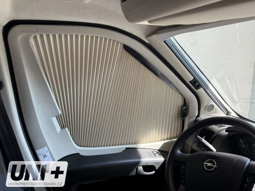 Rolety REMIfront IV, boční skla Fiat Ducato, (facelift 2014 verze interiéru)