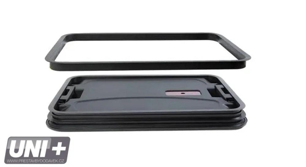 Výklopné střešní okno skleněné s nouzovým výlezem – 97 × 53 cm