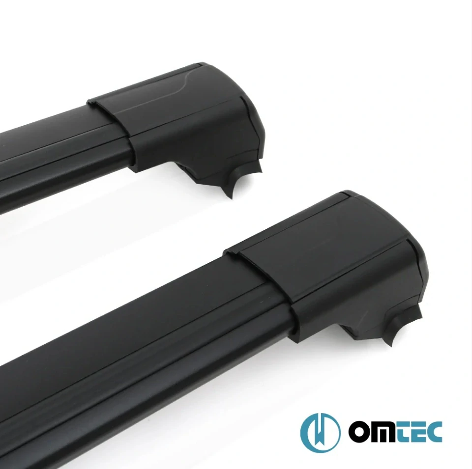OMTEC Elegance High V1 Black – příčníky na hagusy Toyota Proace, Volkswagen Transporter T6.1
