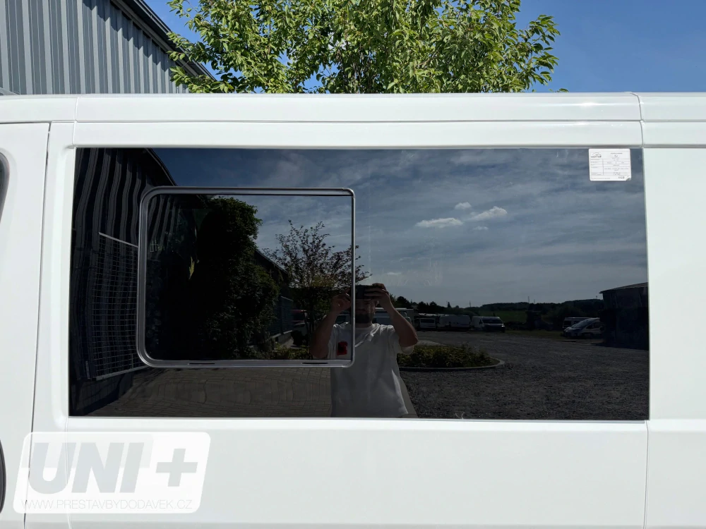 Boční levé posuvné okno tónované L2, L3 a L4 | Citroen Jumper / Peugeot Boxer / Fiat Ducato / Opel Movano