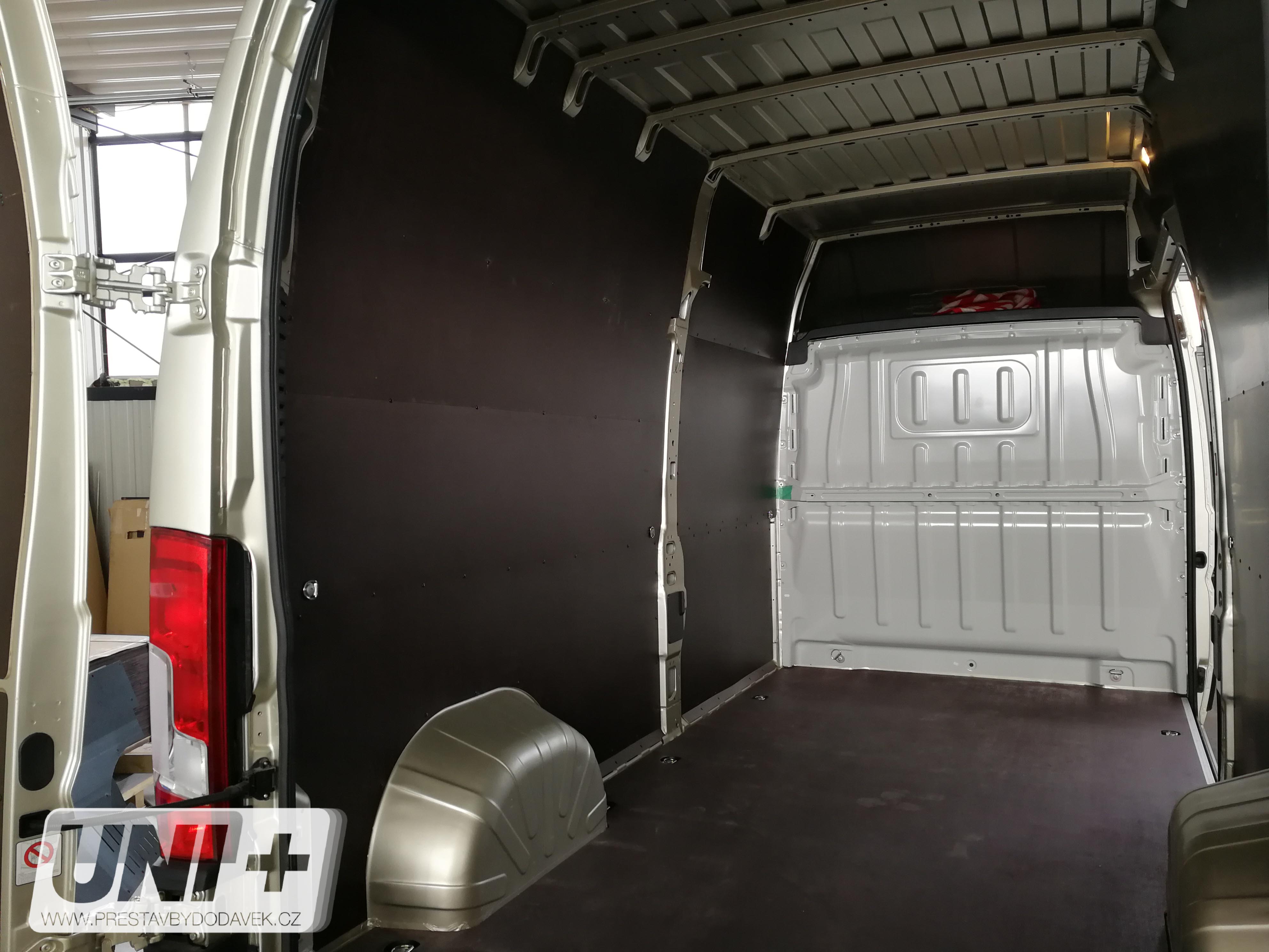 Obložení bočních stěn - překližka 6,5 mm Citroen Jumper, Peugeot Boxer, Fiat Ducato X250/X290 | L3H3