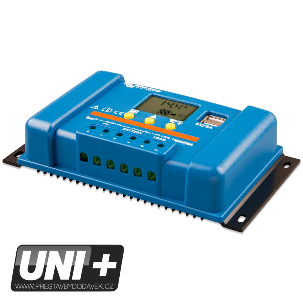 PWM solární regulátor Victron Energy BlueSolar-LCD&USB 10A