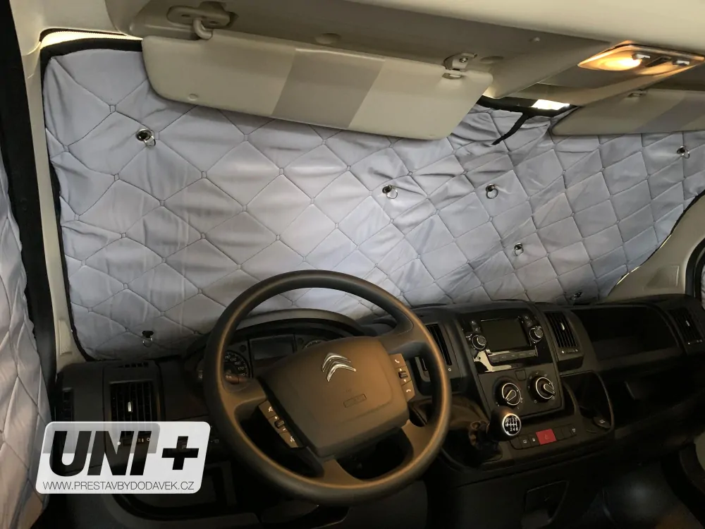 Termoizolační záclony kabiny řidiče – Citroen Jumper / Peugeot Boxer / Fiat Ducato