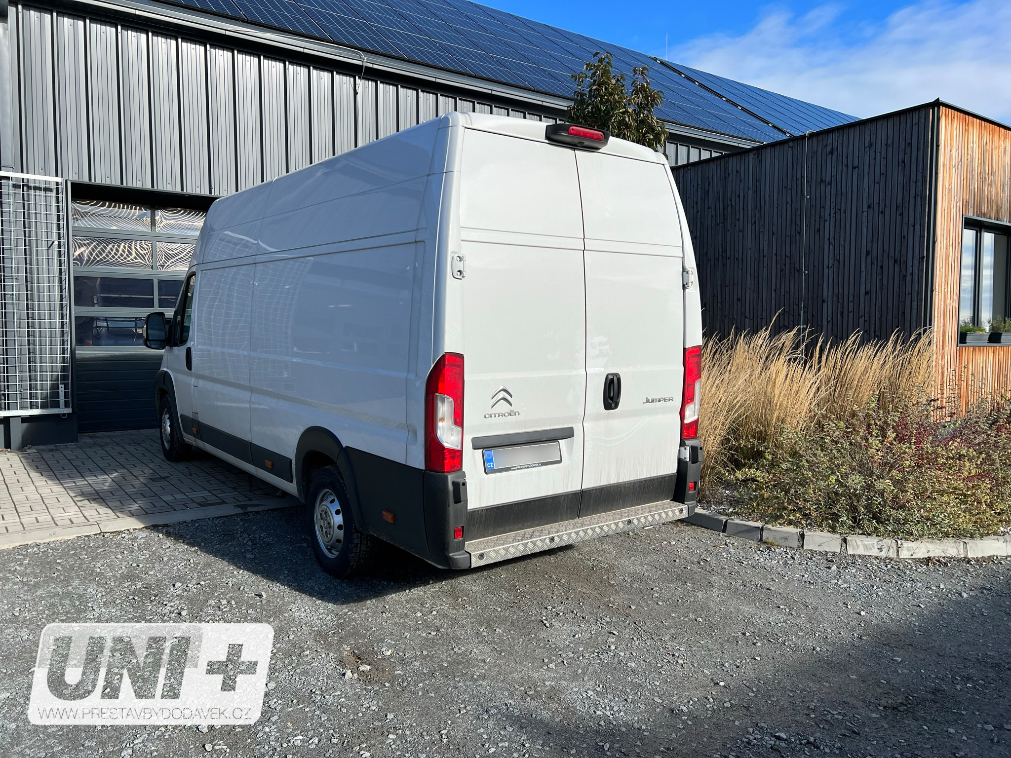 Ochranný kryt zadního nárazníku - Citroen Jumper, Peugeot Boxer, Fiat Ducato 07-, Opel Movano C 21-, Toyota Proace MAX 24-