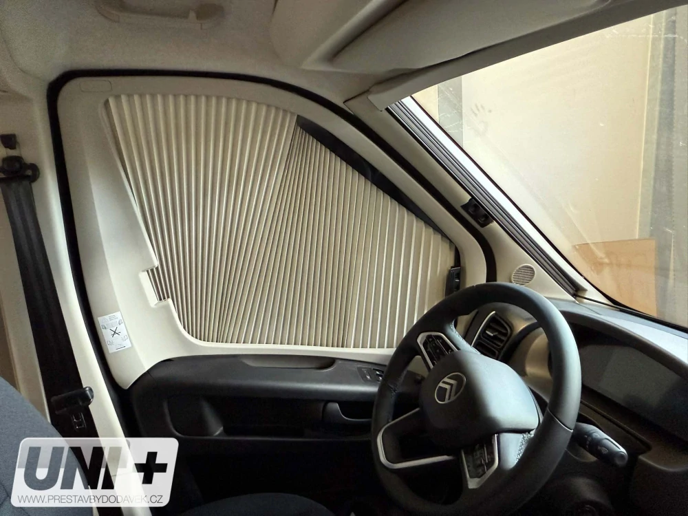 Rolety REMIfront IV, boční skla Fiat Ducato, (nová verze interiéru)