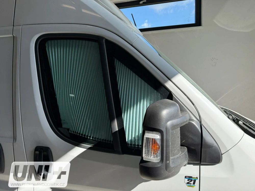 Rolety REMIfront IV, boční skla Fiat Ducato, (facelift 2014 verze interiéru)