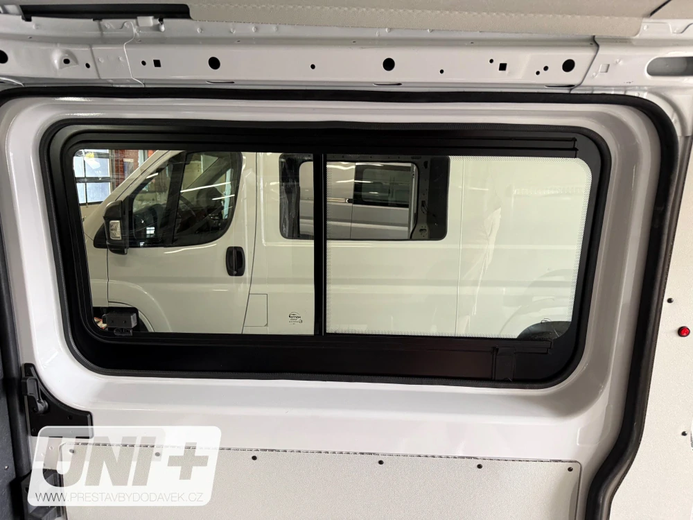 Boční pravé posuvné okno tónované L2, L3 a L4 | Citroen Jumper / Peugeot Boxer / Fiat Ducato / Opel Movano