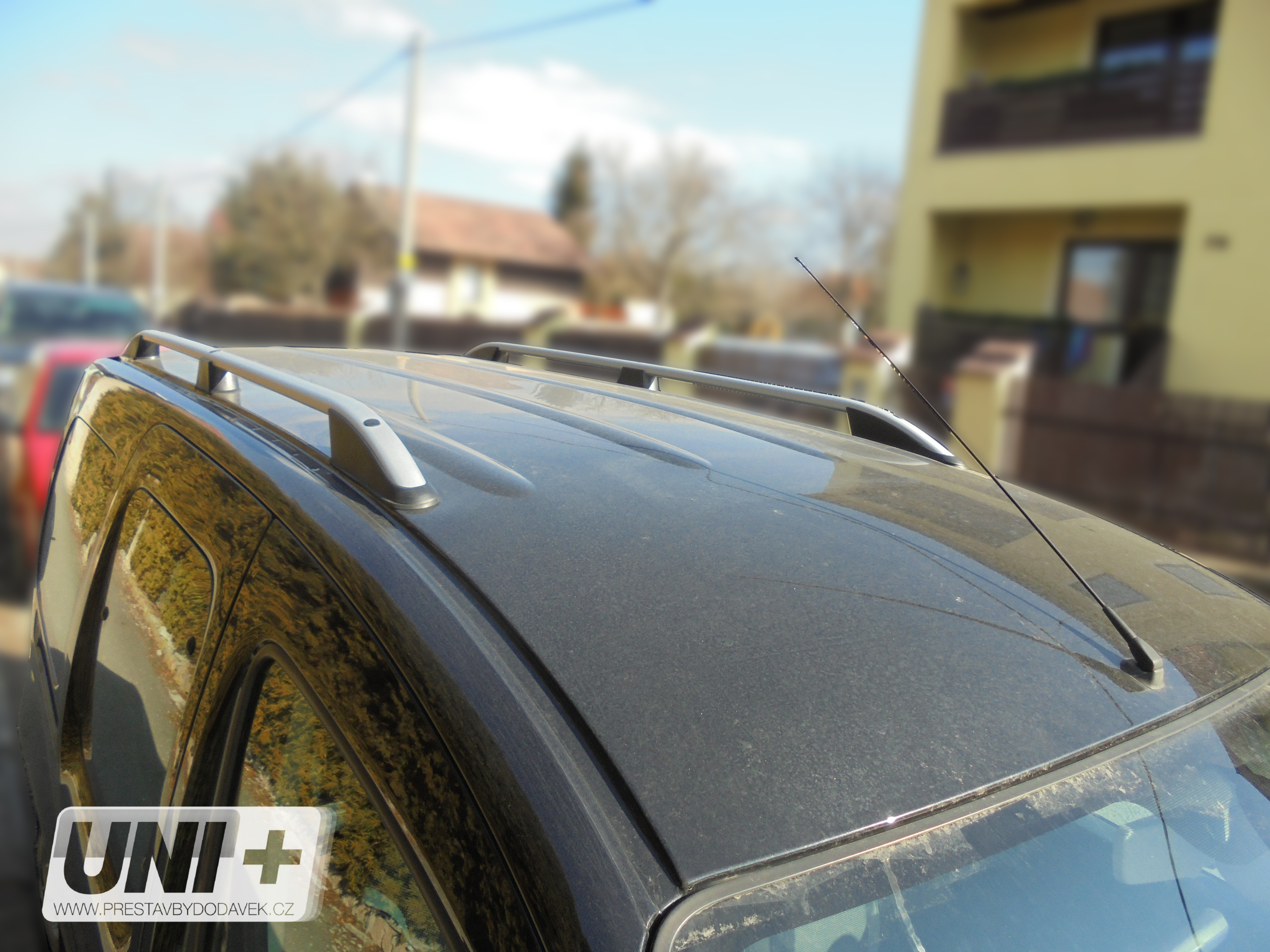 Omtec podélné střešní nosiče stříbrné - Renault Kangoo Maxi / Mercedes-Benz Citan - dlouhý rozvor