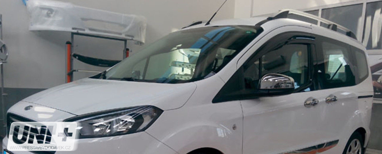 Omtec podélné střešní nosiče stříbrné - Ford Courier