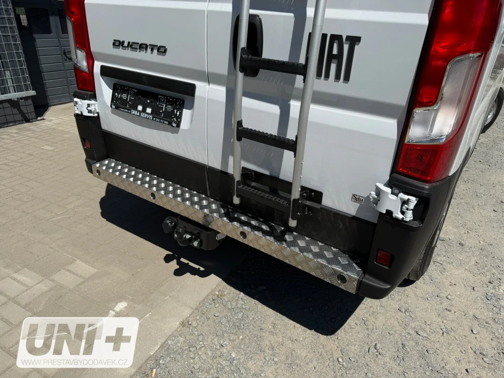 Ochranný kryt zadního nárazníku - Citroen Jumper, Peugeot Boxer, Fiat Ducato 07-, Opel Movano C 21-, Toyota Proace MAX 24-