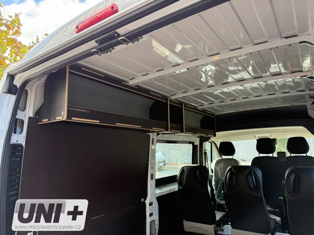Poličková sestava pro dodávku Stellantis X250/X290 L2H2 – levá horní část