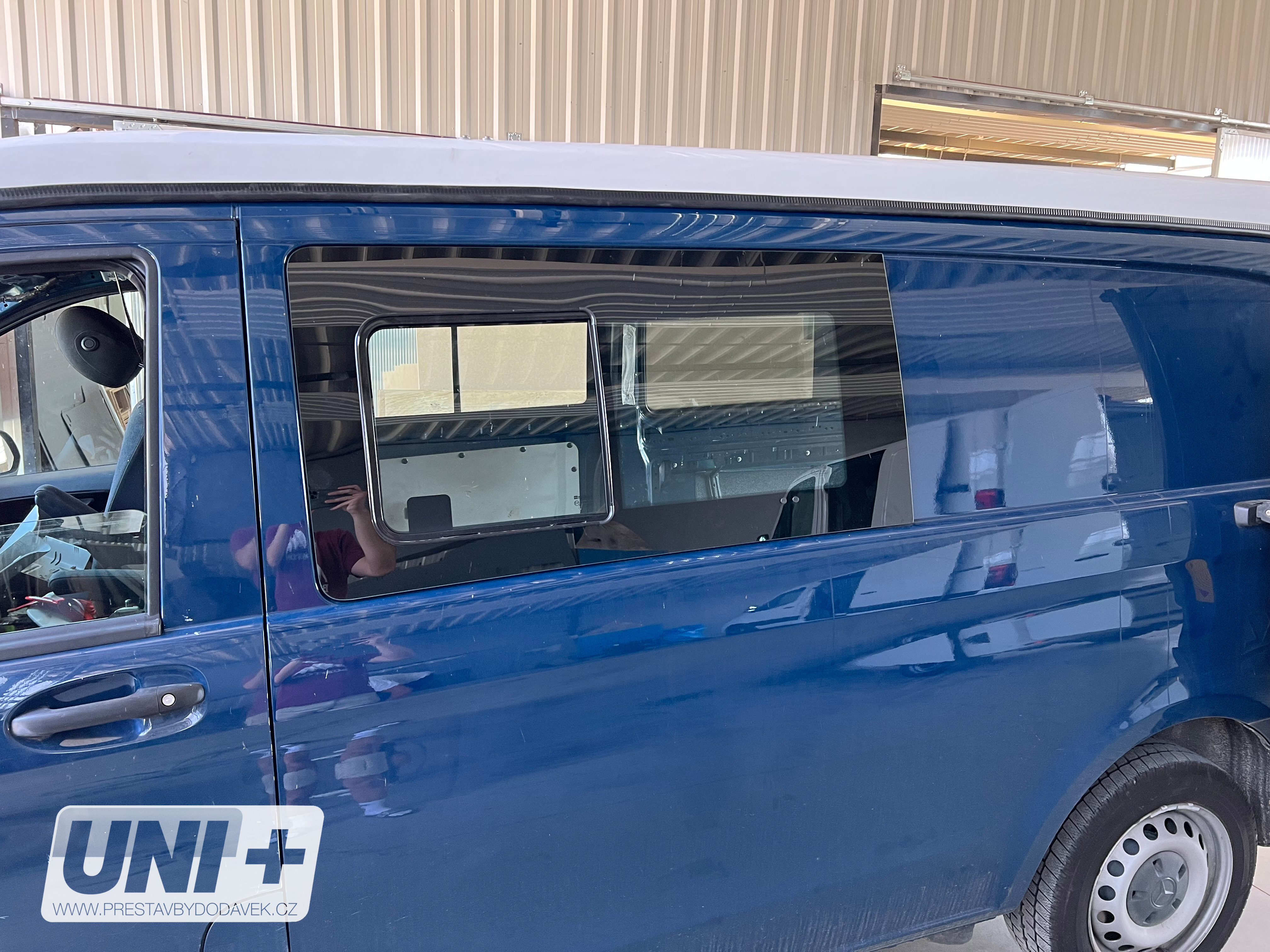 Boční levé posuvné okno - Mercedes-Benz Vito W447