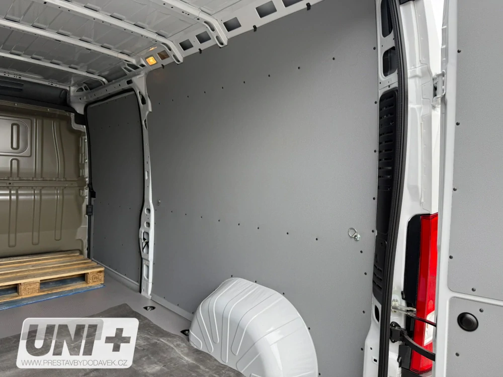 Obložení bočních stěn - polypropylen IP 4 mm Citroen Jumper, Peugeot Boxer, Fiat Ducato X250/X290 | L3H2