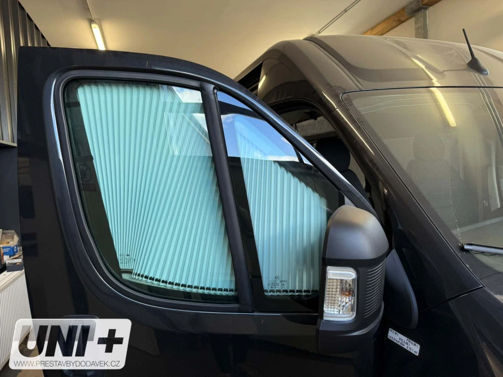 Rolety REMIfront IV, boční skla Fiat Ducato, (nová verze interiéru)