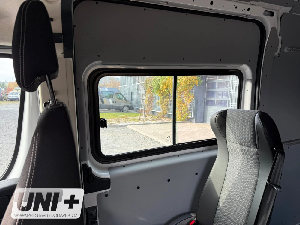 Boční pravé posuvné okno L2, L3 a L4 | Citroen Jumper / Peugeot Boxer / Fiat Ducato / Opel Movano