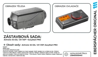 Airtronic D2 12V G3 | zástavbová sada + ovladač PRO