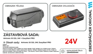 Airtronic D2 24V G3 | zástavbová sada + ovladač PRO