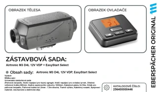 Airtronic D4 12V G3 | zástavbová sada + ovladač SELECT