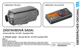 Airtronic D4 12V G3 | zástavbová sada + ovladač PRO