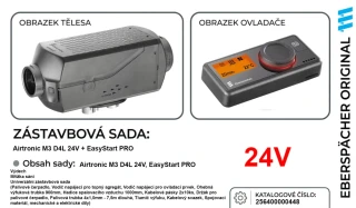 Airtronic D4 24V G3 | zástavbová sada + ovladač PRO