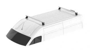 Strešní nosič CRUZ ALU Cargo (Citroen Jumper, Peugeot Boxer, Fiat Ducato) (2 příčníky) (L1H1-L4H3)
