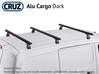 Střešní nosič Fiat Scudo 22- L1H1/L2H1/L3H1, Cruz Alu Cargo Dark