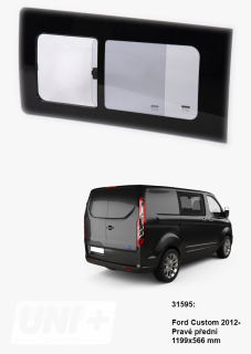 Boční posuvné okno Carbest tónované – Ford Custom V362 | pravé