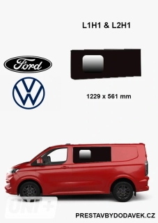 Boční levé posuvné okno L1, L2 | Ford Transit Custom V710