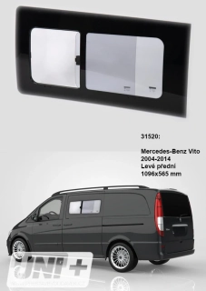 Levé posuvné boční okno pro Mercedes-Benz Vito W639 (2004–2014)
