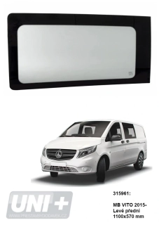 Levé pevné boční okno pro Mercedes-Benz Vito W447