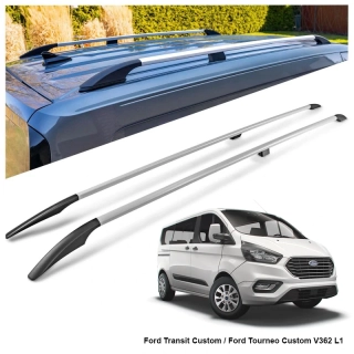 Omtec Solid podélné střešní nosiče odstín stříbrné - Ford Custom V362 L1