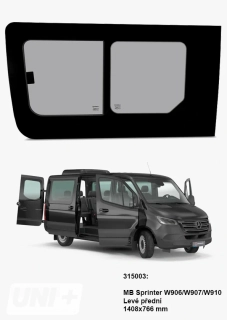Boční posuvné okno Carbest tónované – Mercedes-Benz Sprinter | levé