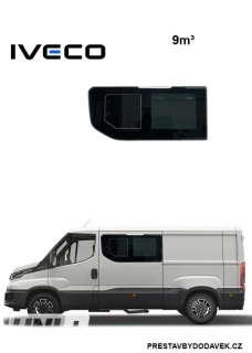 Boční levé posuvné okno | Iveco Daily 9m³