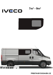 Boční pravé posuvné okno | Iveco Daily 7m³-9m³