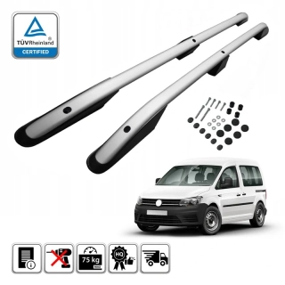 Omtec podélné střešní nosiče stříbrné - Volkswagen Caddy IV